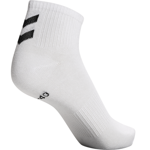 hmlCHEVRON 6-PACK  MID CUT SOCKS, WHITE/WHITE hmlCHEVRON 6-PACK  MID CUT SOCKS, WHITE/WHITE, packshot