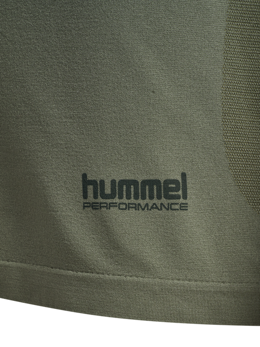 hmlHIIT SEAMLESS T-SHIRT S/S, DEEP LICHEN GREEN, packshot