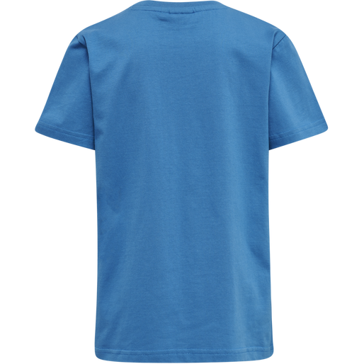 hmlTRES T-SHIRT S/S, VALLARTA BLUE, packshot
