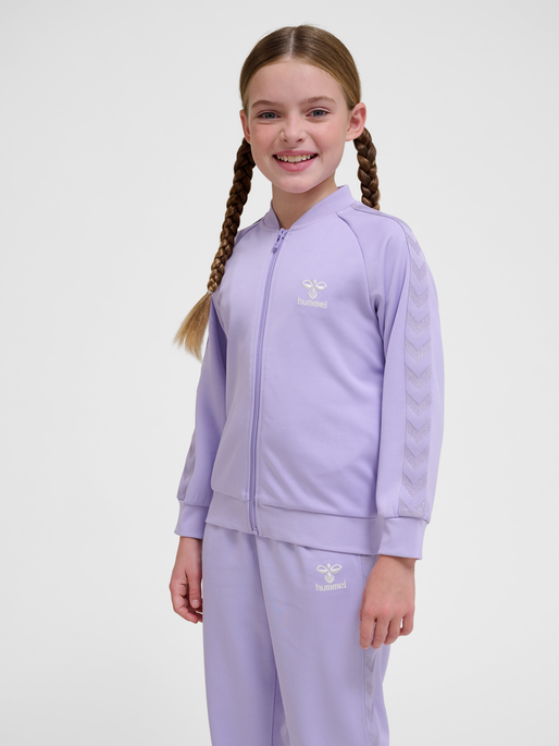 hmlNOMA ZIP JACKET, LAVENDER, model