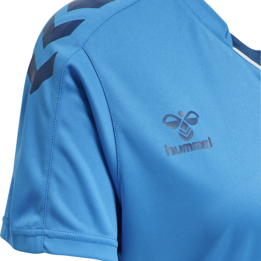 hmlCORE XK POLY JERSEY S/S WOMAN, BLUE DANUBE, packshot