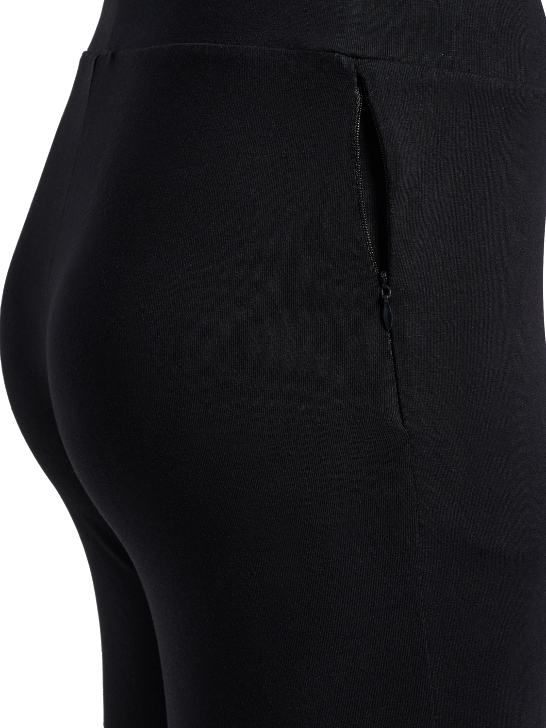 hmlLGC FEI SHORT COTTON TIGHTS, BLACK, packshot