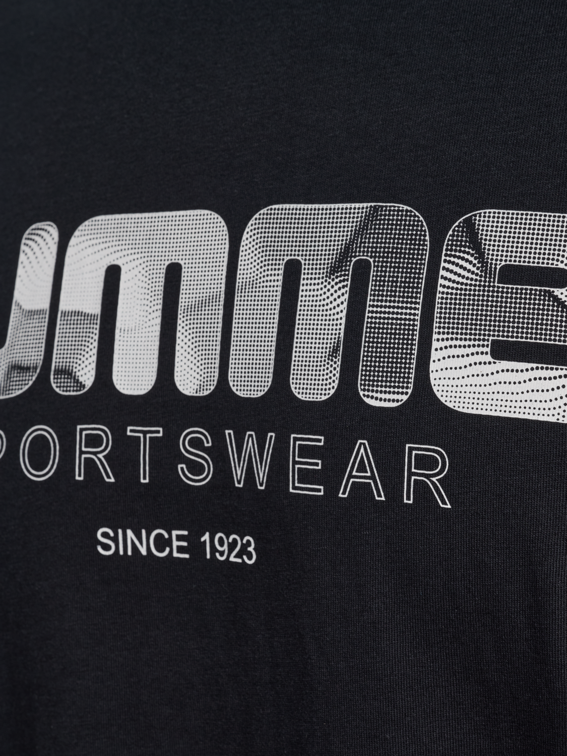 hmlCLUB LOGO T-SHIRT S/S, BLACK, packshot