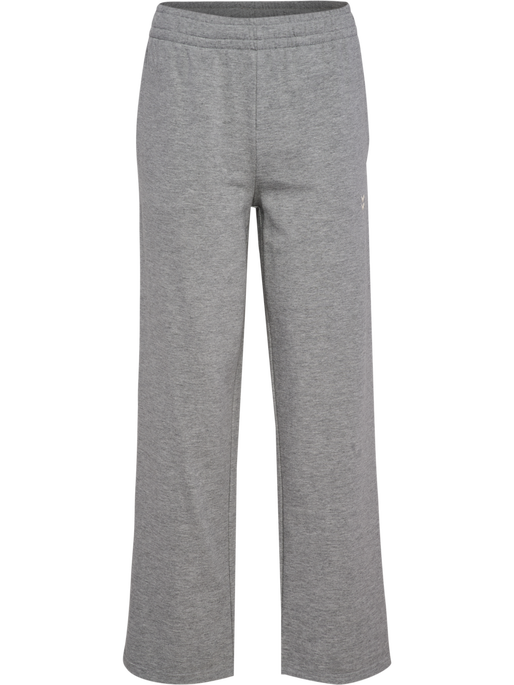 hmlPULSE WIDE W SWEAT PANTS, GREY MELANGE hmlPULSE WIDE W SWEAT PANTS, GREY MELANGE, packshot