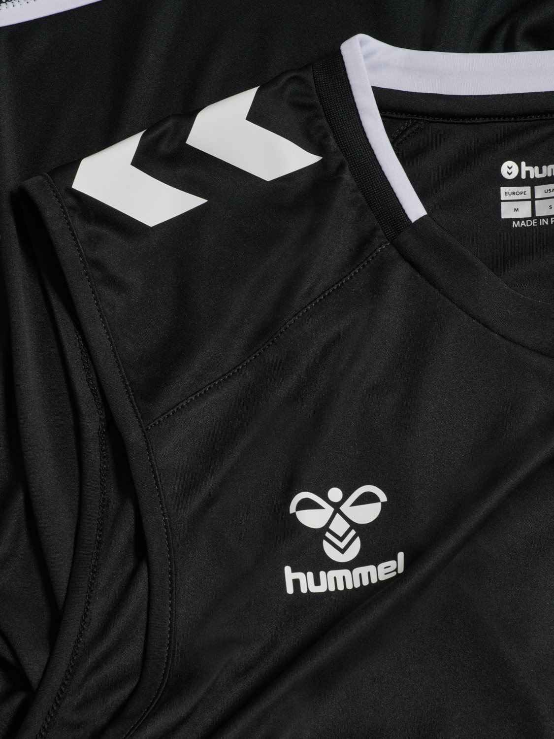 hmlCORE 2.0 JERSEY S/L, BLACK/WHITE, packshot