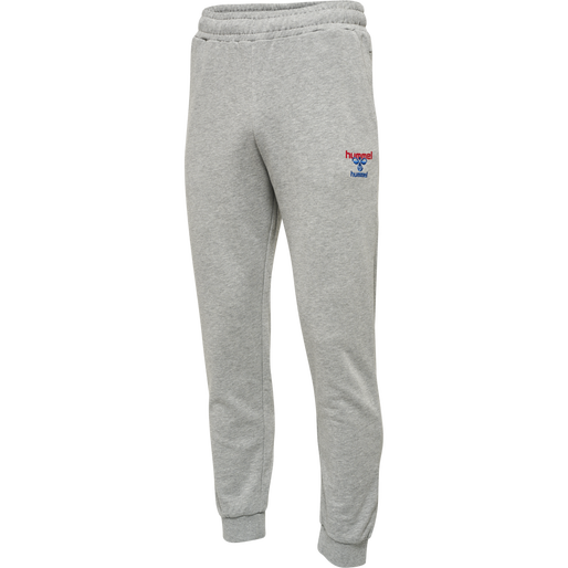 hmlIC DAYTON REGULAR PANTS, GREY MELANGE, packshot