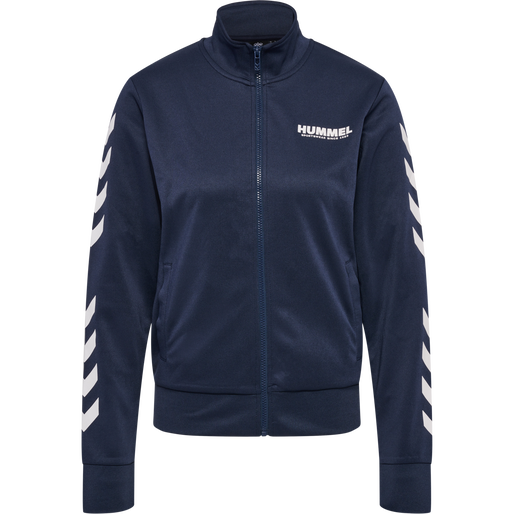 hmlLEGACY POLY WOMAN ZIP JACKET, BLUE NIGHTS hmlLEGACY POLY WOMAN ZIP JACKET, BLUE NIGHTS, packshot