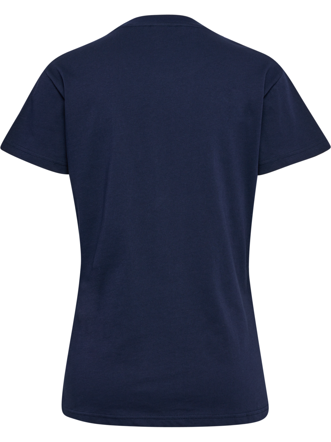 hmlSTALTIC COTTON T-SHIRT S/S WOMAN, MARINE/PAISLEY PURPLE, packshot