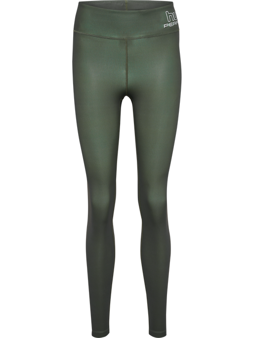 hmlTE FUNDAMENTAL MID WAIST TIGHTS, CLIMBING IVY, packshot