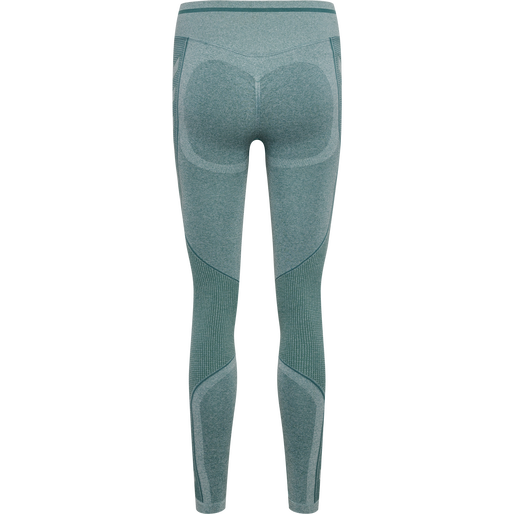 hmlMT LULU SEAMLESS SCRUNCH TIGHTS, NORTH ATLANTIC MELANGE, packshot