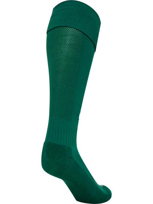 hmlESSENTIAL FOOTBALL SOCKS, EVERGREEN/WHITE, packshot