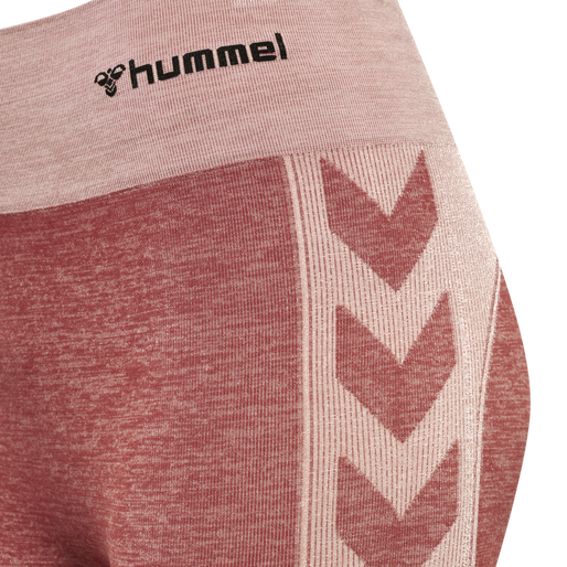 hmlCLEA SEAMLESS MID WAIST TIGHTS, WITHERED ROSE, packshot