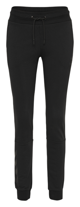 hmlNONI REGULAR PANTS, BLACK, packshot