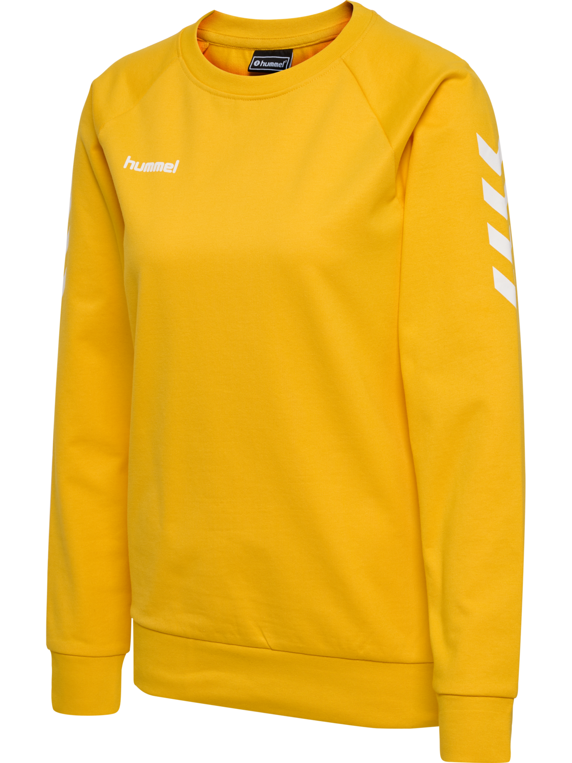 HMLGO COTTON SWEATSHIRT WOMAN, SPORTS YELLOW, packshot