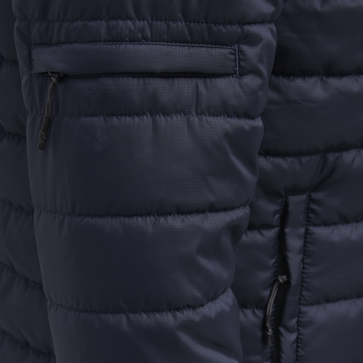 hmlNORTH QUILTED HOOD JACKET, MARINE, packshot