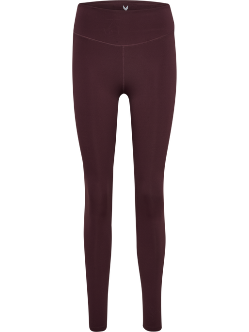 hmlPULSE HIGH WAIST TIGHTS, FUDGE, packshot