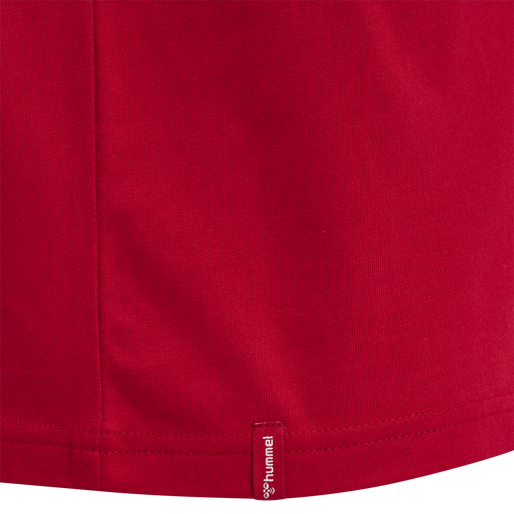 hmlRED BASIC T-SHIRT S/S, TANGO RED, packshot