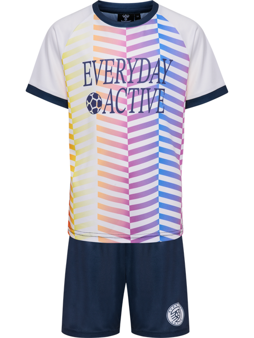 hmlSHIMMER SET, DRESS BLUES/WHITE, packshot