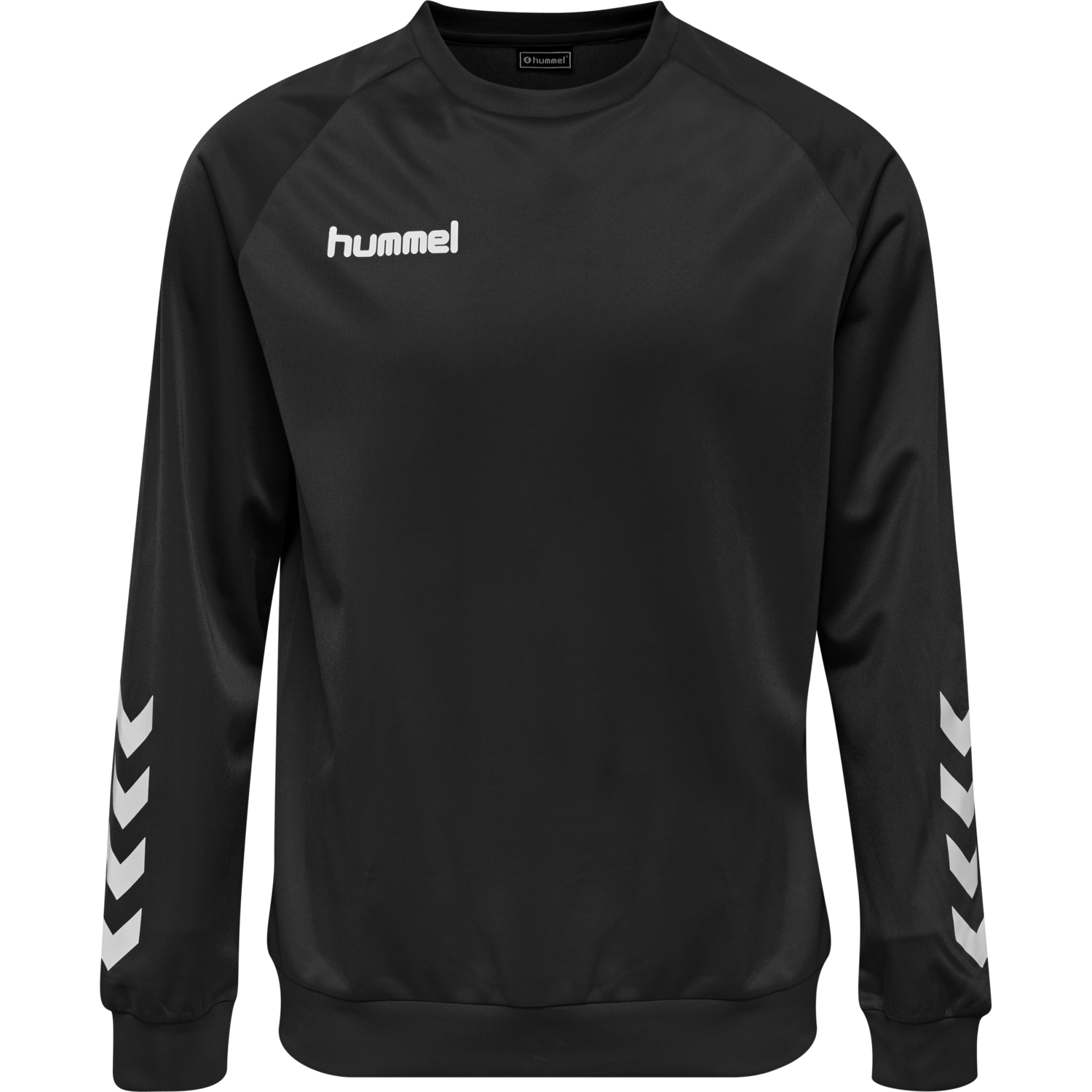 hmlPROMO KIDS POLY SWEATSHIRT, BLACK, packshot