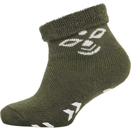 SNUBBIE SOCKS 3 PK, BLACK/OLIVE NIGHT SNUBBIE SOCKS 3 PK, BLACK/OLIVE NIGHT, packshot