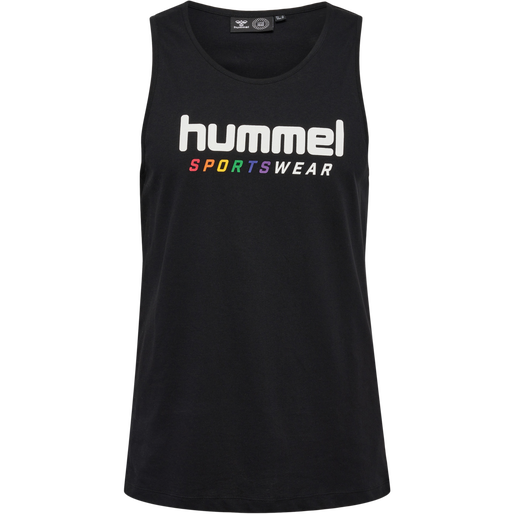 hmlRAINBOW SPORTSWEAR TANKTOP, BLACK, packshot