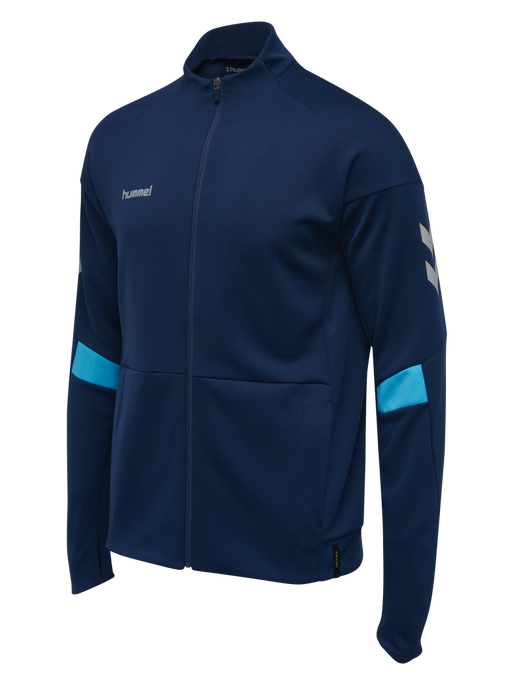 TECH MOVE POLY ZIP JACKET, SARGASSO SEA TECH MOVE POLY ZIP JACKET, SARGASSO SEA, packshot