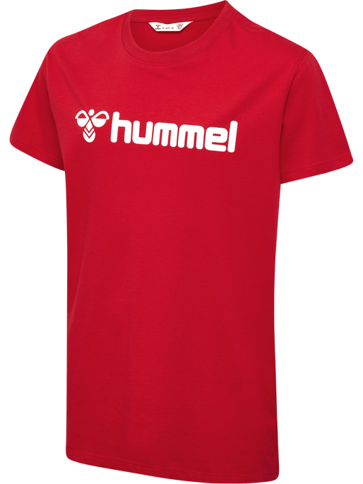 hmlGO 2.0 LOGO T-SHIRT S/S KIDS, TRUE RED, packshot