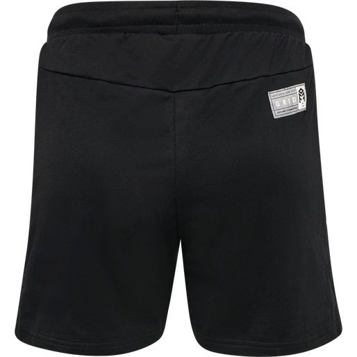 hmlMOVE GRID COTTON SHORTS WOMAN, BLACK, packshot