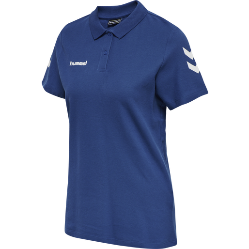 HMLGO COTTON POLO WO, TRUE BLUE, packshot