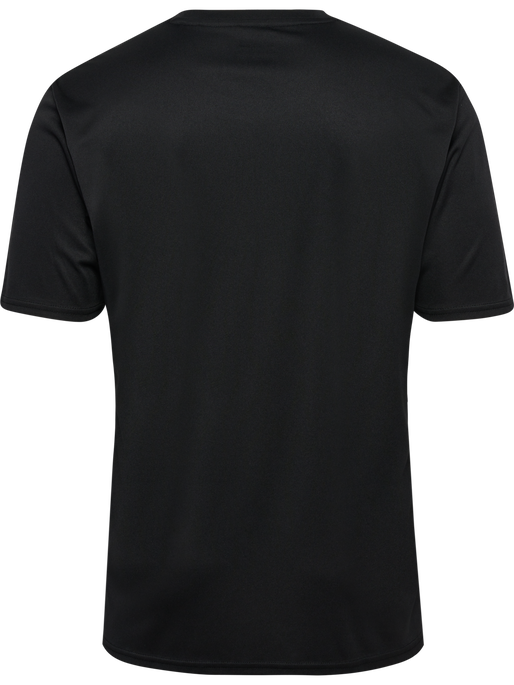 hmlESSENTIAL JERSEY S/S, BLACK, packshot