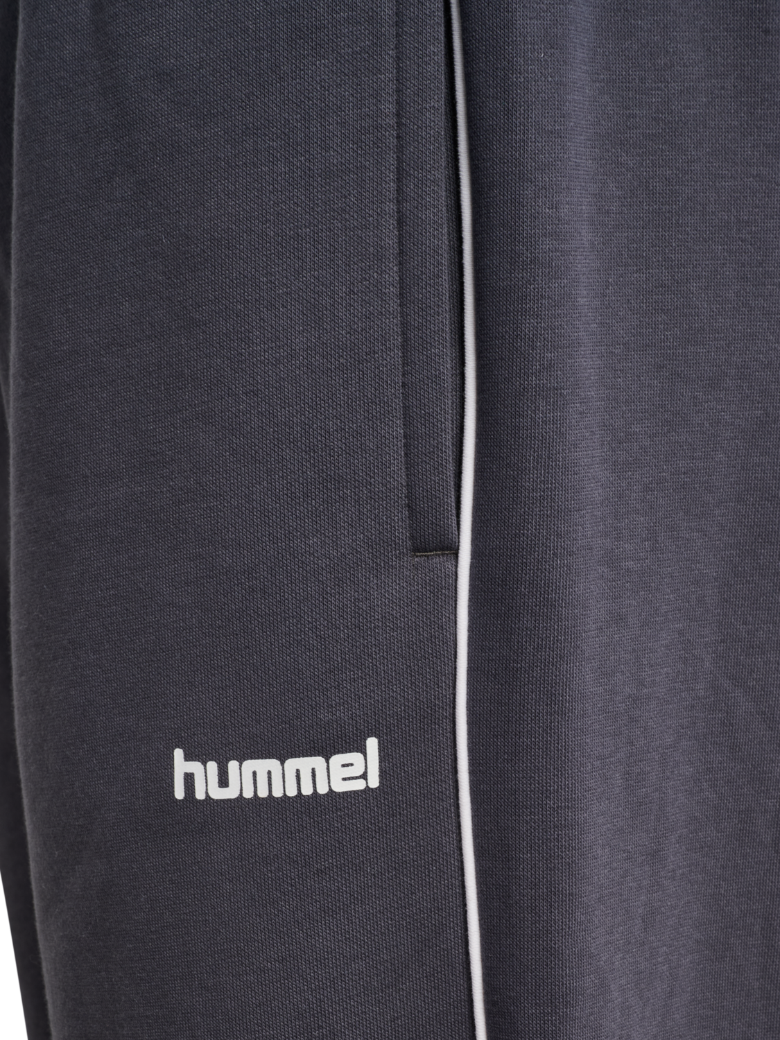hmlKEEPER W PIPING SWEATPANT, EBONY, packshot