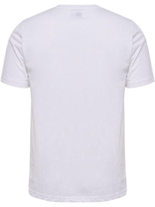 hmlGRAPHIC TRIPLE LOGO COTTON TEE, WHITE, packshot