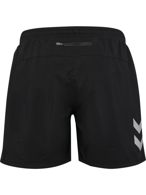 hmlRUN SHORTS, BLACK hmlRUN SHORTS, BLACK, packshot
