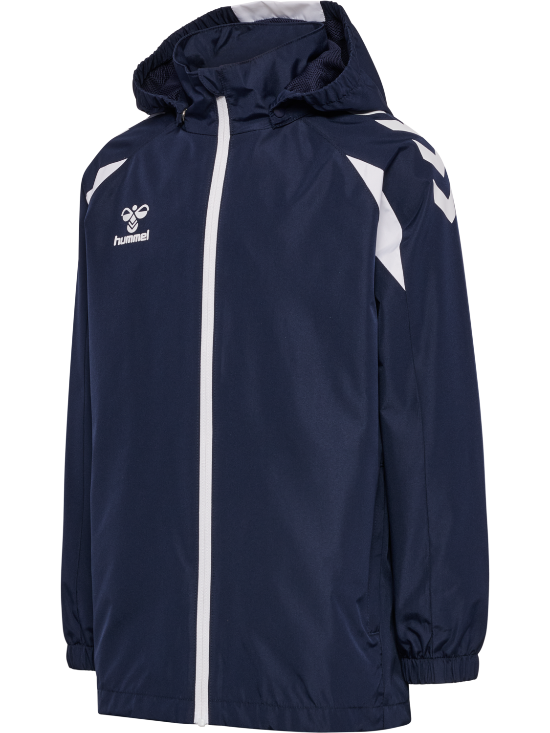 hmlCORE 2.0 ALL-WEATHER JACKET KIDS, MARINE/WHITE, packshot