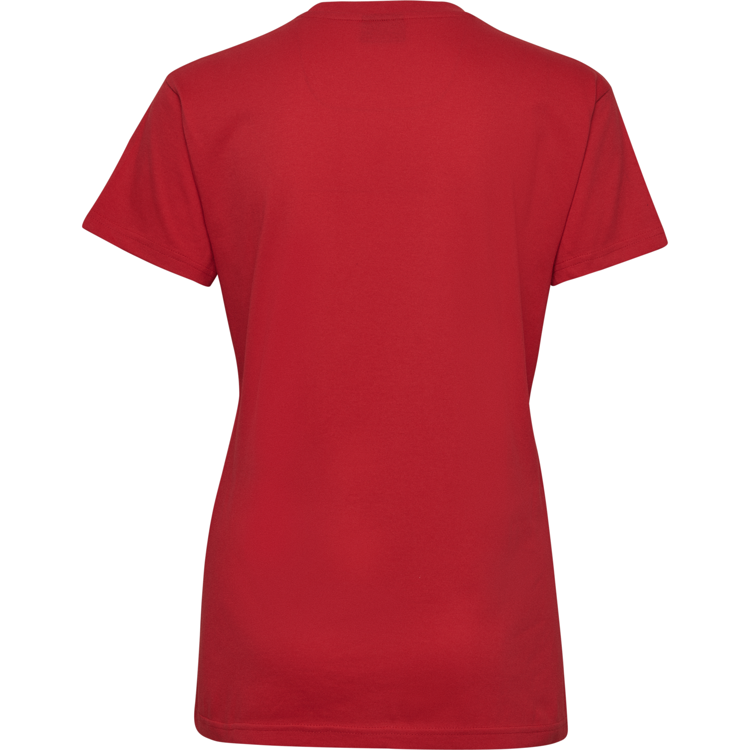 HMLGO COTTON LOGO T-SHIRT WOMAN S/S, TRUE RED, packshot