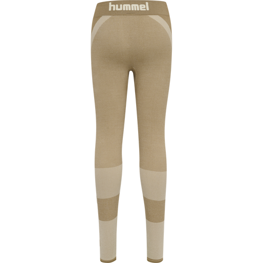 hmlSPIN SEAMLESS TIGHTS, SIMPLY TAUPE hmlSPIN SEAMLESS TIGHTS, SIMPLY TAUPE, packshot