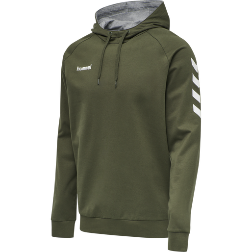 HMLGO COTTON HOODIE, GRAPE LEAF HMLGO COTTON HOODIE, GRAPE LEAF, packshot