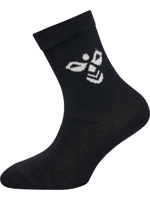 SUTTON 3-PACK SOCK, BLACK/GREY MELANGE/BLUE NIGHTS, packshot