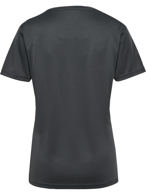 hmlAUTHENTIC PL JERSEY S/S WOMAN, ASPHALT hmlAUTHENTIC PL JERSEY S/S WOMAN, ASPHALT, packshot