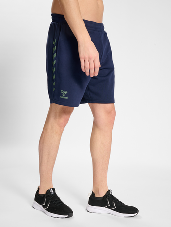 hmlSTALTIC COTTON SHORTS, MARINE, model