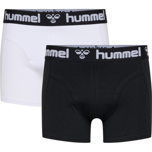 HMLMARS 2PACK BOXERS, BLACK/WHITE, packshot