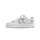 WHITE/TURQUOISE