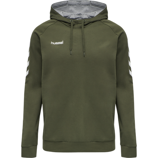 HMLGO COTTON HOODIE, GRAPE LEAF HMLGO COTTON HOODIE, GRAPE LEAF, packshot