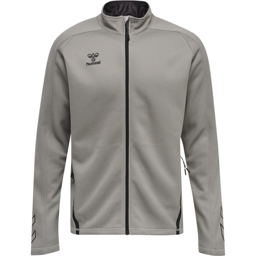 hmlCIMA XK ZIP JACKET, GREY MELANGE hmlCIMA XK ZIP JACKET, GREY MELANGE, packshot