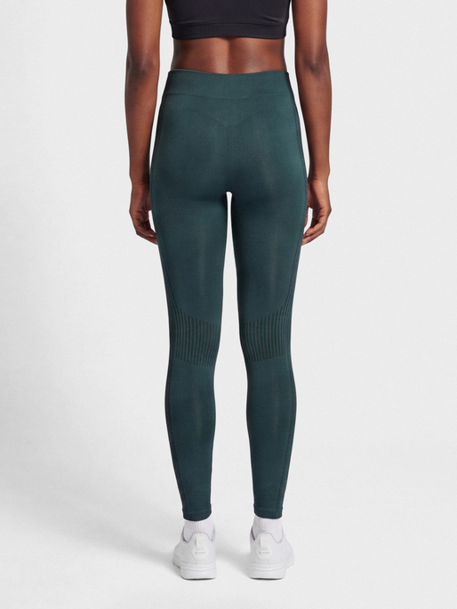 hmlMT SHAPING SEAMLESS MW TIGHTS, GREEN GABLES, model