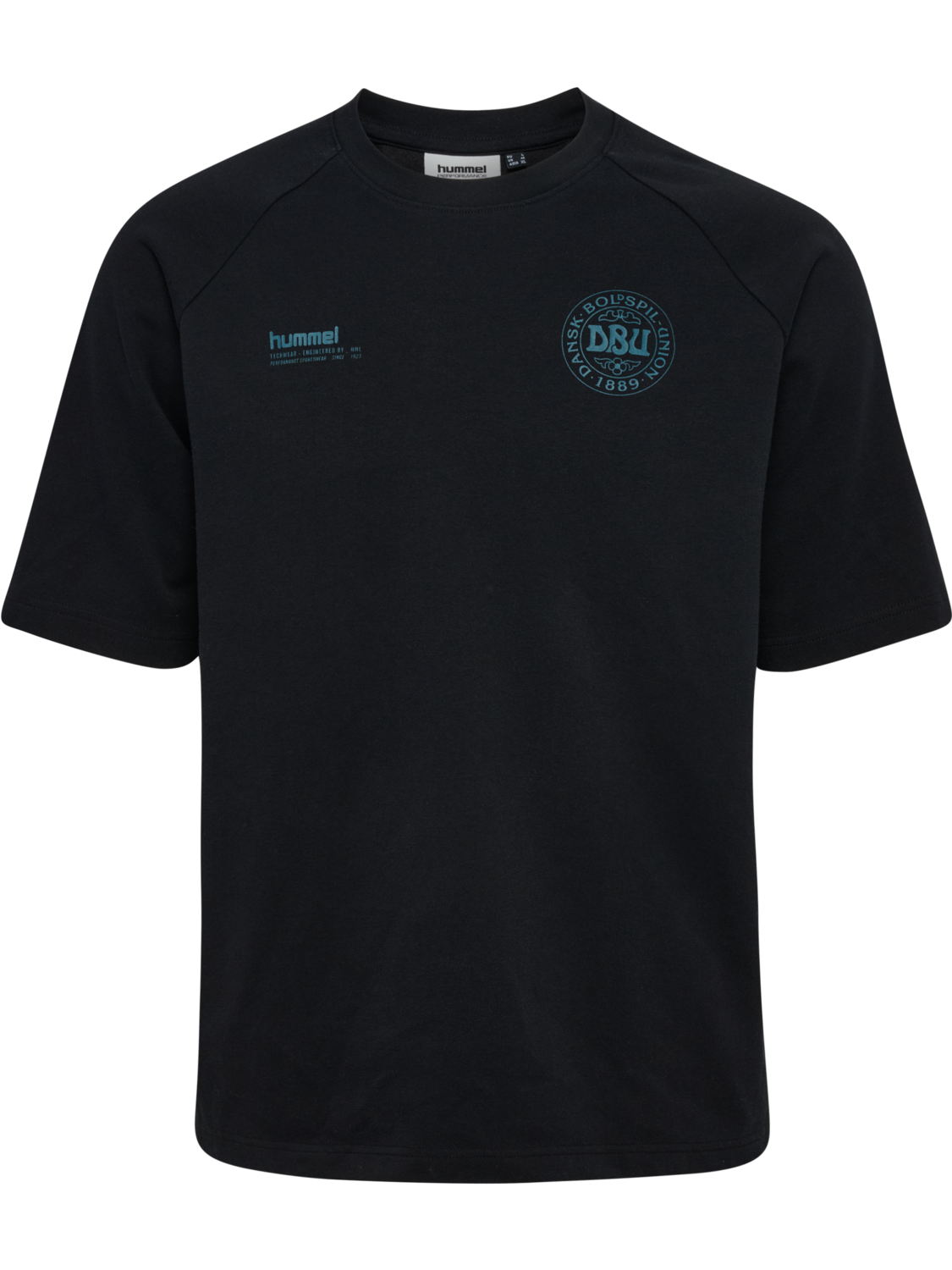 DBU 26 TRAVEL TECH T-SHIRT S/S, BLACK, packshot