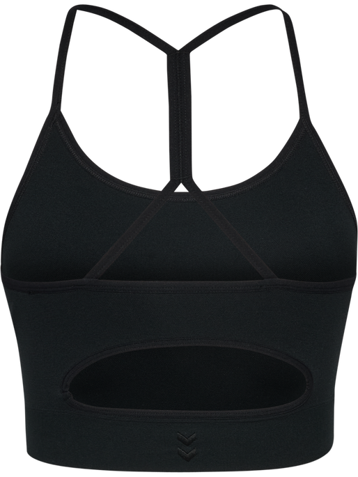 hmlHIIT SEAMLESS BRA, BLACK hmlHIIT SEAMLESS BRA, BLACK, packshot