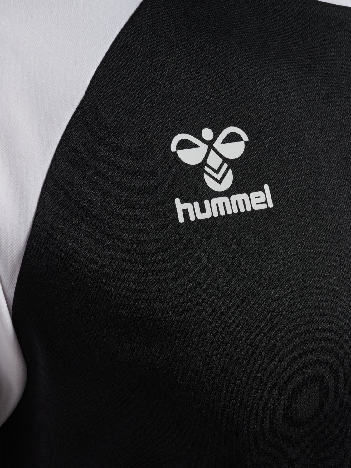 hmlMATCH LEAGUE JERSEY S/S, BLACK/WHITE, packshot
