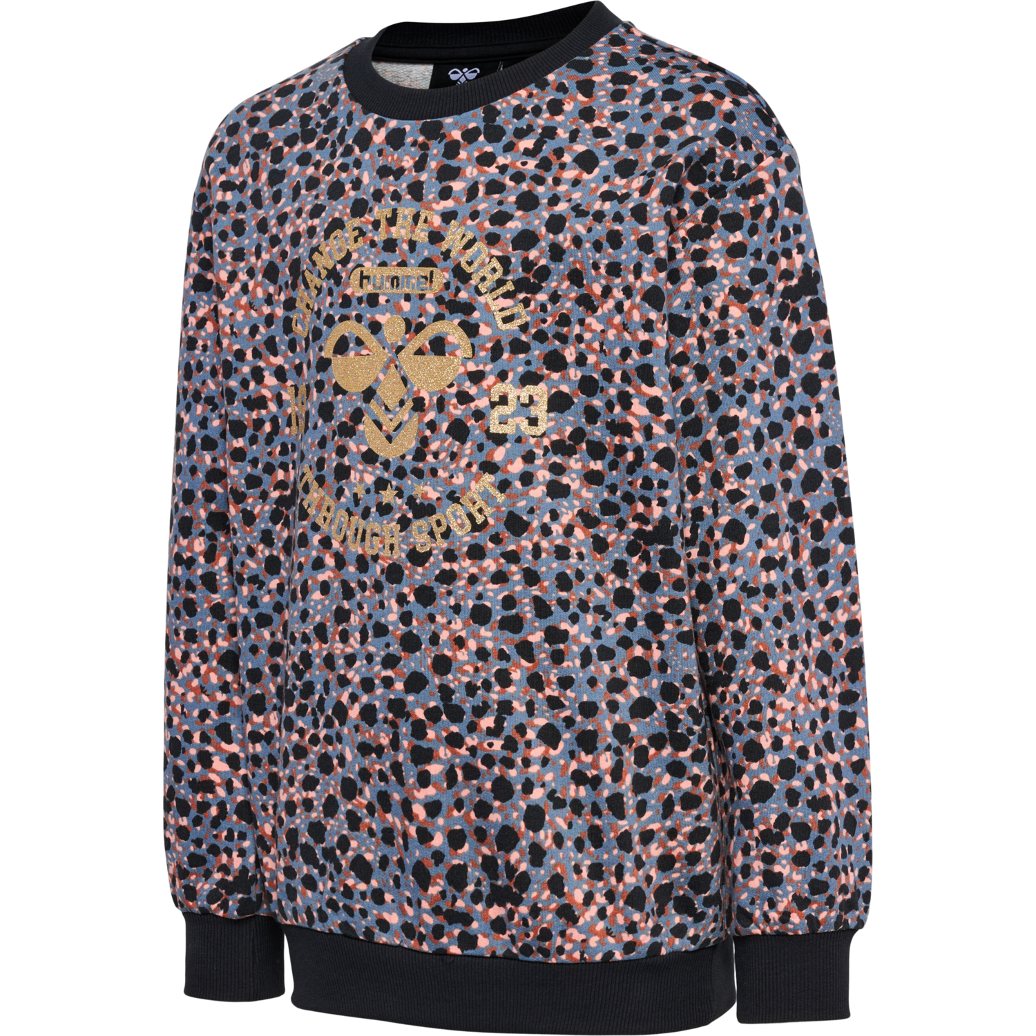 hmlMEJSE SWEATSHIRT, BLUE MIRAGE, packshot