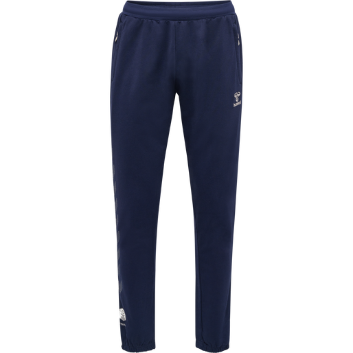 hmlMOVE GRID COTTON PANTS, MARINE, packshot
